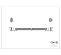 Flexible de frein Essieu arrière 19032870 CORTECO pour MAZDA TRIBUTE