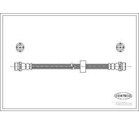 Flexible de frein Essieu arrière 19033508 CORTECO pour MAZDA TRIBUTE