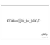 Flexible de frein Essieu avant 19026875 CORTECO pour VW FORD SEAT