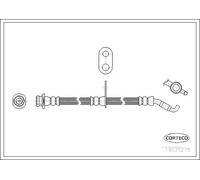 Flexible de frein Essieu avant 19035275 CORTECO pour FIAT SUZUKI