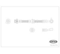 CORTECO 19036379 Flexible de frein