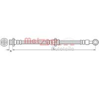 Flexible de frein METZGER 4110670