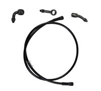 Flexible de frein Moto De Course, Motocross, Dirt Bike, Pit, Quad Tuyau D'embrayage Hydraulique, Maître-cylindre, Durite D'huile, Flexible Frein Tressé 0°/ 28° / 90°(2000mm)