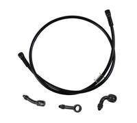 Flexible de frein Moto De Course, Motocross, Dirt Bike, Pit, Quad Tuyau D'embrayage Hydraulique, Maître-cylindre, Durite D'huile, Flexible Frein Tressé 0°/ 28° / 90°(2100mm)