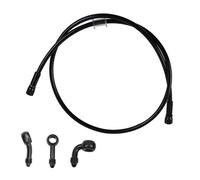 Flexible de frein Moto De Course, Motocross, Dirt Bike, Pit, Quad Tuyau D'embrayage Hydraulique, Maître-cylindre, Durite D'huile, Flexible Frein Tressé 0°/ 28° / 90°(400mm)