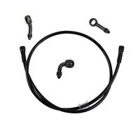 Flexible de frein Moto De Course, Motocross, Dirt Bike, Pit, Quad Tuyau D'embrayage Hydraulique, Maître-cylindre, Durite D'huile, Flexible Frein Tressé 0°/ 28° / 90°(1600mm)
