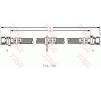 TRW PHA367 Flexible de frein