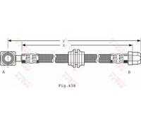 TRW PHD485 Flexible de frein