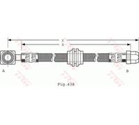 Flexible de frein PHD485 TRW pour MINI MINI MINI Décapotable
