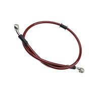 Flexible de frein Pour Suzuki Pour Kawasaki Durite De Frein Hydraulique Tressée Rouge Pour Moto, 30-220 Cm, Raccord Banjo 10 Mm, Câble, Tuyau(120cm)