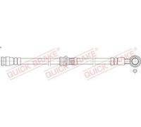 Flexible de frein QUICK BRAKE 58.847