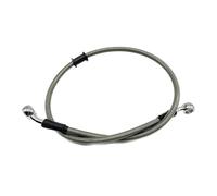Flexible de frein Tuyau Hydraulique Renforcé Pour Frein Et Embrayage, Argenté, 30 À 220 Cm, Angle De 28°, Diamètre 10 Mm, Pour Moto, Quad Dirt Bike(170cm)