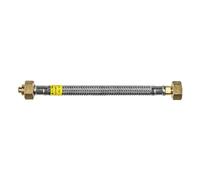 Flexible de gaz tresse en inox Sécurigas NG DN8 800 mm
