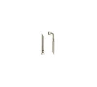 Flexible de plomberie - PB TUB - Coudé - 100 cm - Inox - 15x21 Double femelle