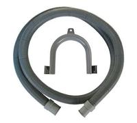 Flexible d'évacuation pour machine à laver - ROUSSEAU - 2.50 m - Embouts Ø19 mm et Ø22 mm