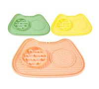 Flexible Dog Bowl - Portable Slow Feeder, Pet Feeder with Interactive Licking Mat, Puppy Bowls with Strong Suction Base, Pet Feeding Station Accessories, Feline Bowl for Daily Use