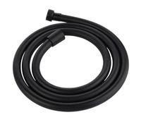 Flexible Douche 1.5/2.0M PVC Silicone Shower Head Hose Flexible Pipe Tube High Pressure Water Powerful Multilayer Plumbing Bathroom Accessories(1.5m black)