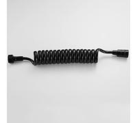 flexible douche télescopique tuyau douche anti torsion tuyau de douche spirale Flexible de douche flexible flexible douche télescopique Anti-Torsion (noir)-4m