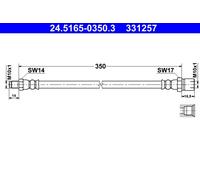Flexible Du Frein Essieu Avant Pour PORSCHE VW 1500, 1600 356 KAEFER KARMAN