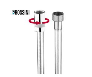 Flexible en nylon 125 cm 1/2” x 1/2” F écrou conique tournant chromé Cromolux - Bossini A00167B030