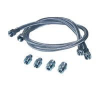 Flexible fioul - EXPERTBYNET - 2 x 1000mm - 4 raccords - Intérieur - Pack