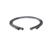 Flexible fioul F1/2 x F1/2 droit longueur 1000mm - DIFF