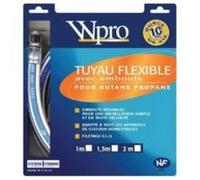 Flexible gaz butane propane long. 2m durée de vie 10 ans