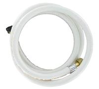 Tuyau de gaz souple PVC - GENERIQUE - 2m - Blanc - Intérieur - Femelle/Mâle