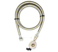 Flexible gaz GPL renforcé 1,5 m avec adaptateur bouteille Clip-On 20 mm propane butane