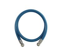 Flexible gaz naturel inox - Rousseau - Longueur 2m - Raccords laiton nickelé - Pas de vis G1/2