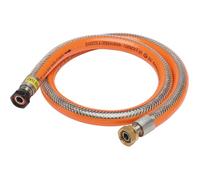 flexible gaz - tubinox - butane et propane - 2 mètres - banides et debeaurain 38916