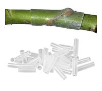 Flexible Grafting Sleeves - Plant Wraps for Garden Use | 200 Pieces with 3-10mm Range, Trunk Wrapping Tool, Fruits Flowers Grapevines Seedlings Bonsai Accessory, Farmers Gardeners Propagation Aid