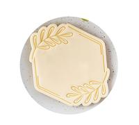 Flexible Home Cuisson Essentielle Coréenne Motif Bénédiction Cadre Fondant Moules pour Biscuits Fondant Élégant Décoration de desserts Articles en Pas