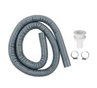 Flexible Hose 1-1/2 Pouces Pour Pompe De Cale, Durable Gris Antifuite Et Résistant Au Vieillissement - Débit Rapide, Kit Complet Pour Installation Marine