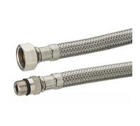 Flexible Inox pour Robinetterie Mâle 10x100 - Femelle 12x17 Passage Intérieur 8 mm NOYON & THIEBAULT