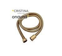 Flexible laiton ecrou six pan retro ff1/2" 150cm vieux bronze mat - CRISTINA ONDYNA PD05293