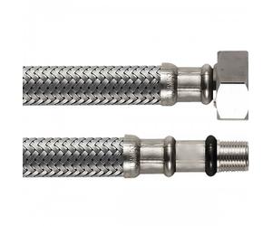 Flexible - Mâle 12x100 - Femelle 12x17 - Fileté - 300mm / DN8 lot de 2 BOUTTÉ