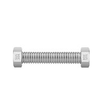 Flexible Ondule en Acier Inoxydable Soufflet en acier inoxydable 304 de 1 pouce, tuyau antidéflagrant haute pression DN25, métallique spécial for eau chaude et froide(60cm)