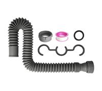 Flexible P-Trap Sink Drain Pipe - Retractable Hose | PP Extension Kit