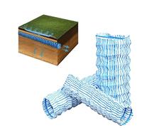 Flexible Perforated French Drain Pipe 2-12in Wide, Underg-round Landscape Drainage Tube for Ya-rd, House Side, Lawn, Garden, Retaining Wall, Easy Install Drain System(5cm/2in,L 20m(65.6ft))