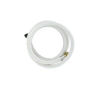 Tuyau de gaz souple PVC - GENERIQUE - 2m - Blanc - Intérieur - Femelle/Mâle