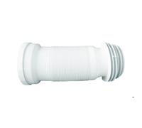 Flexible Raccordement - Accessoires WC - Exstensible - Longueur 250 à 540 mm - Diamètre 90 à 120 mm - Blanc