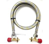 Flexible remplissage GPL 1 m Campingaz 901 904 907 avec 2 vannes manuelles 16 mm renforcé