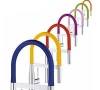Flexible robinet cuisine Grohe Essence Semi-Pro Chromé Marbre