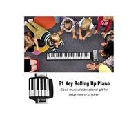Flexible Roll Up électronique Clavier souple Piano Portable 61 Touches cadeaux pour les enfants Pealer7014