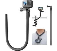 Flexible Selfie Stick with Monkey Tail Mount for GoPro Hero 13/12/11/10/9/8/7/Max/Mini Black, DJI OSMO Action, Monopod, Action Camera Accessories