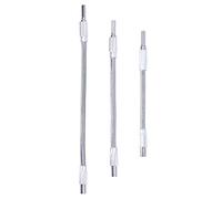 Flexible Shaft Extension, rallonge universelle pour embouts de perceuse 3 pièces 200-300 mm - accès facile en espaces étroits, compatible 1 / 4in pour bricolage et maintenance