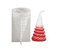 Flexible Silicone Mold Wrinkled Christmas Tree Candle Molds Scented Aromatherapys Making Mould Handmade Ornament Mould