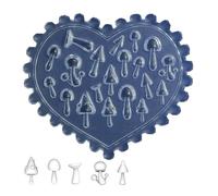 Flexible Silicone Nails Art Mold For Creative Designs Sturdy And Soft Portable Accessory For Professional Or Home Use Salon Nail Mold