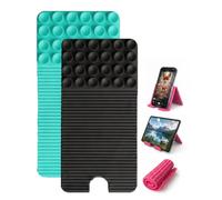 Flexible Silicone Phone Stand with Suction Cups Charging Port Cutout